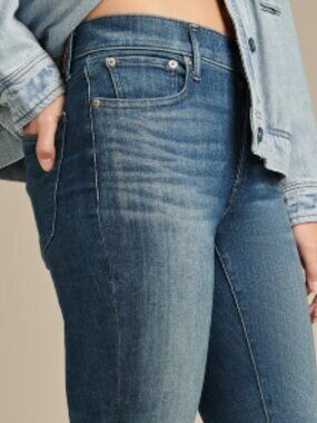 Lucky Brand Bridgette High Rise Skinny Jeans 14/32 Dark Wash Ankle